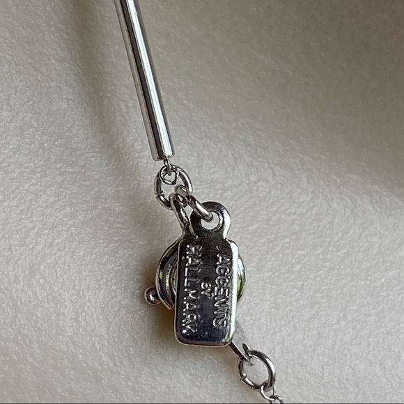 Accents by Hallmark Dainty Silver Bar Chain neutral minimalist - Picture 3 of 3